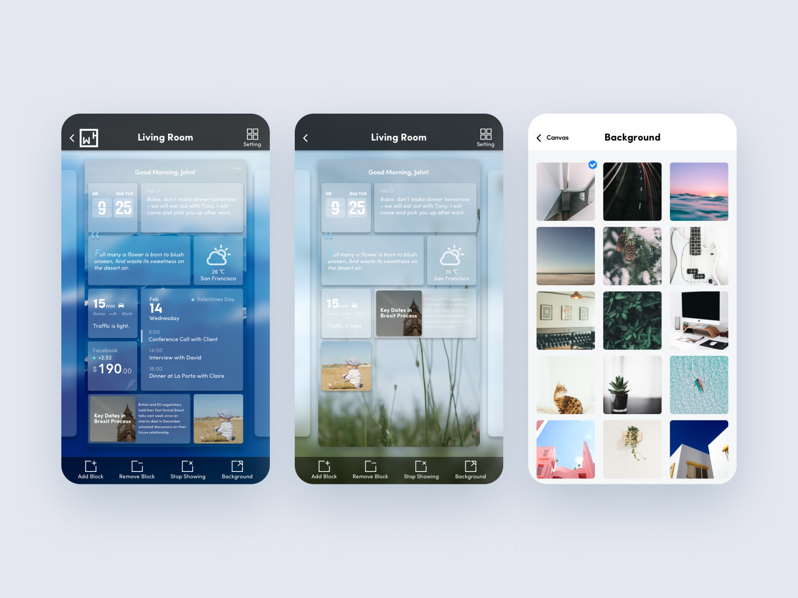 The final design: a window to the world